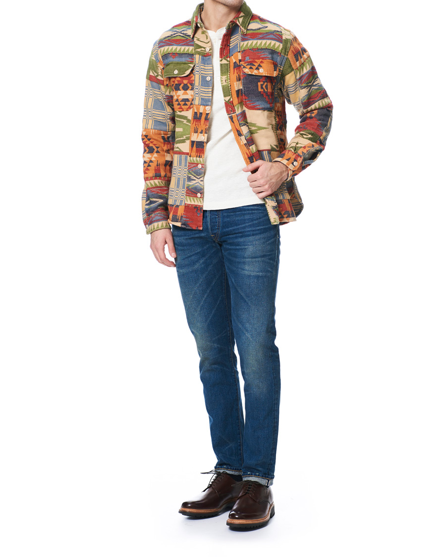 Heren | Jeans | RRL | Slim Narrow Selvedge Jeans Grandfalls Wash