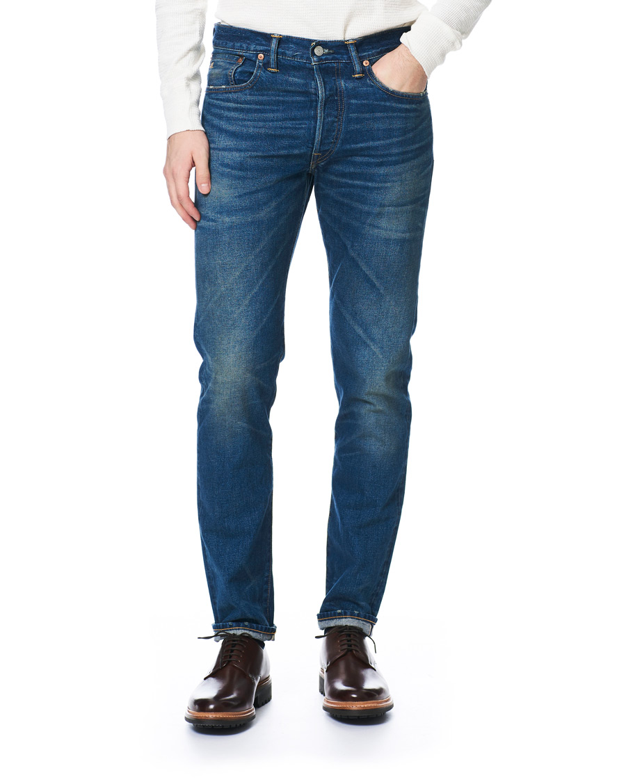 Heren | Jeans | RRL | Slim Narrow Selvedge Jeans Grandfalls Wash