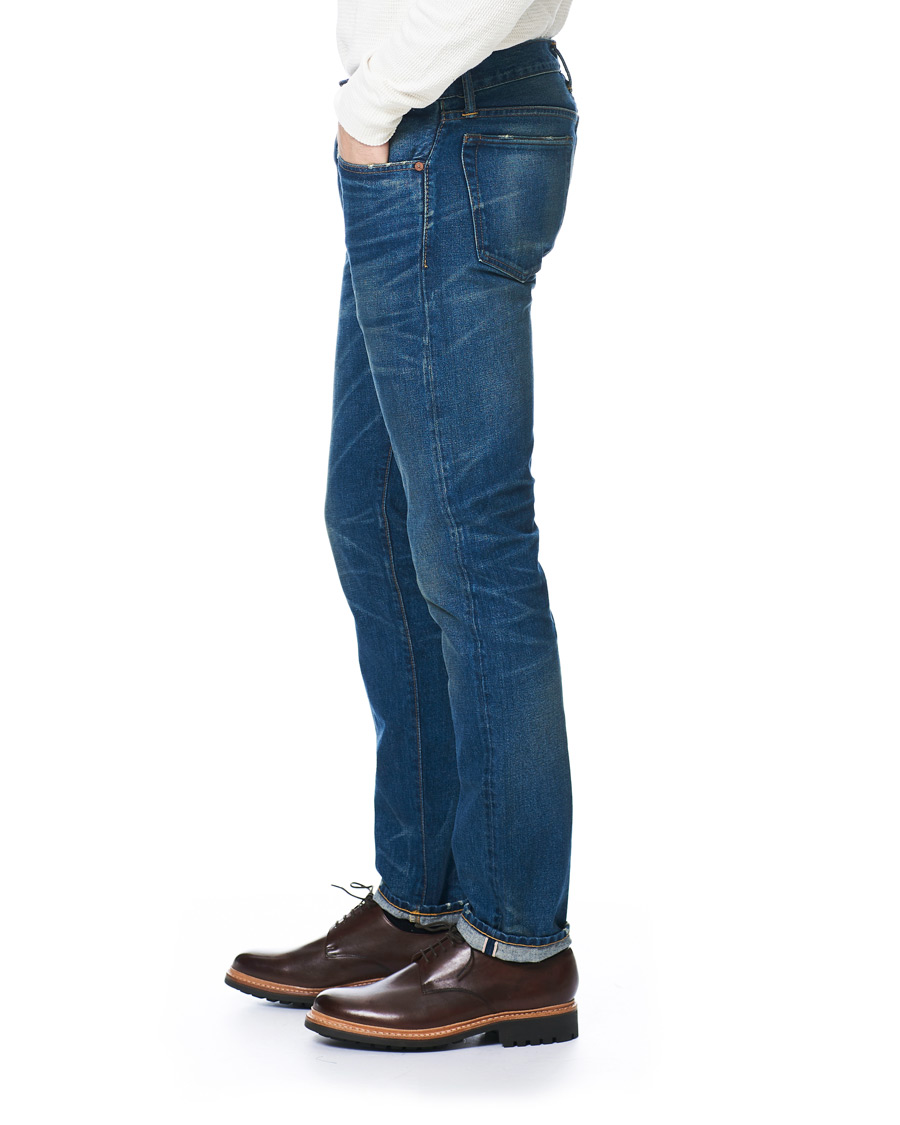 Heren | Jeans | RRL | Slim Narrow Selvedge Jeans Grandfalls Wash