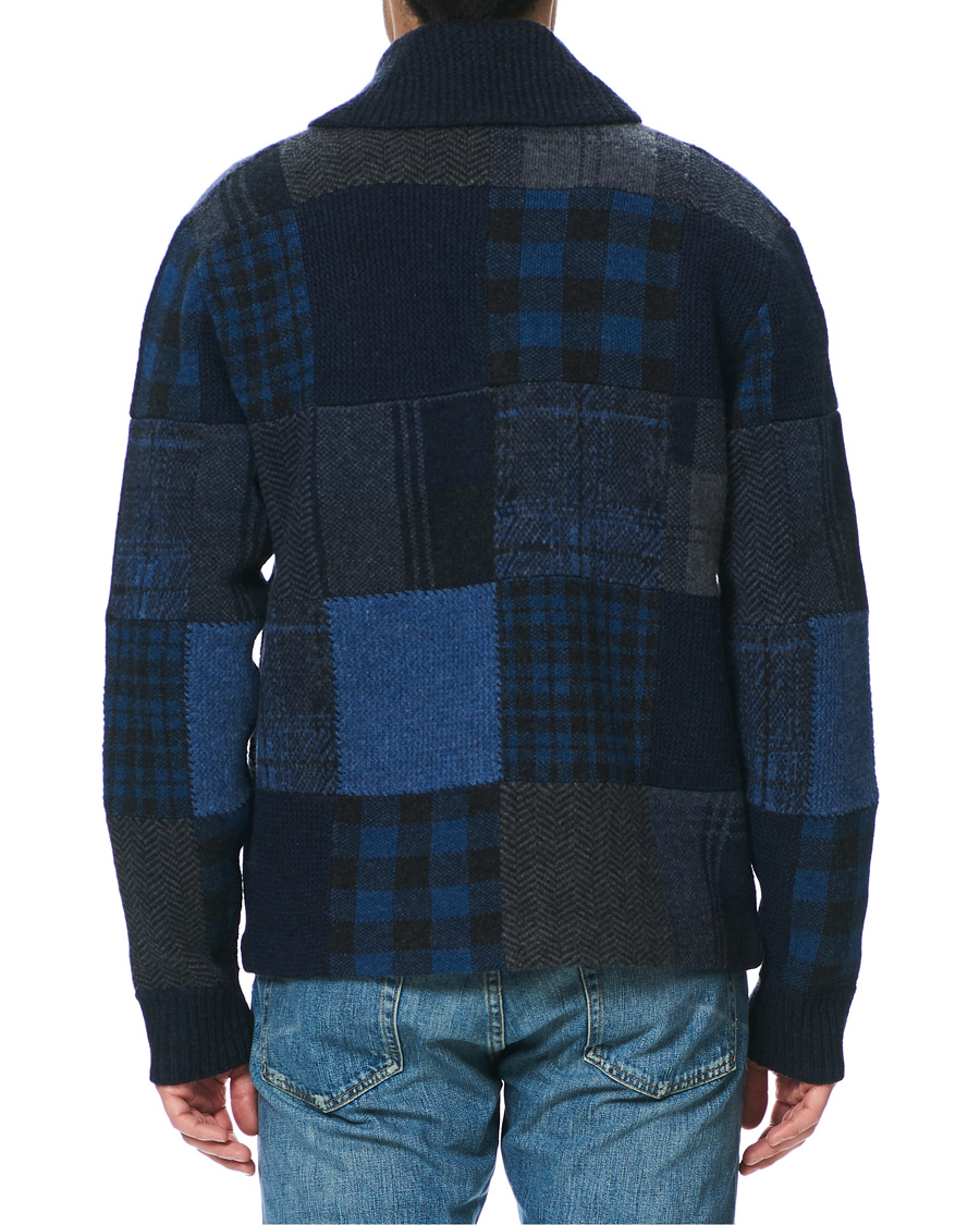 Homme | Pulls Et Tricots | RRL | Hand Stitched Shawl Collar Cardigan Indigo