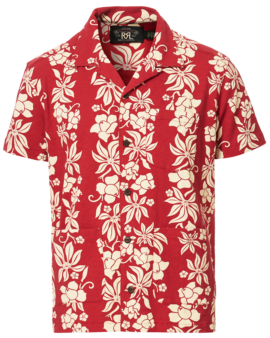 Heren | Overhemden | RRL | Vintage Hawaiian Camp Shirt Bermuda Red