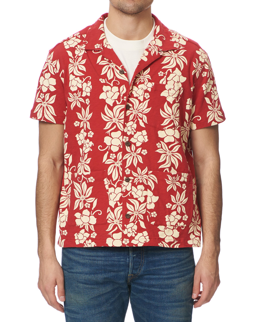 Heren | Overhemden | RRL | Vintage Hawaiian Camp Shirt Bermuda Red
