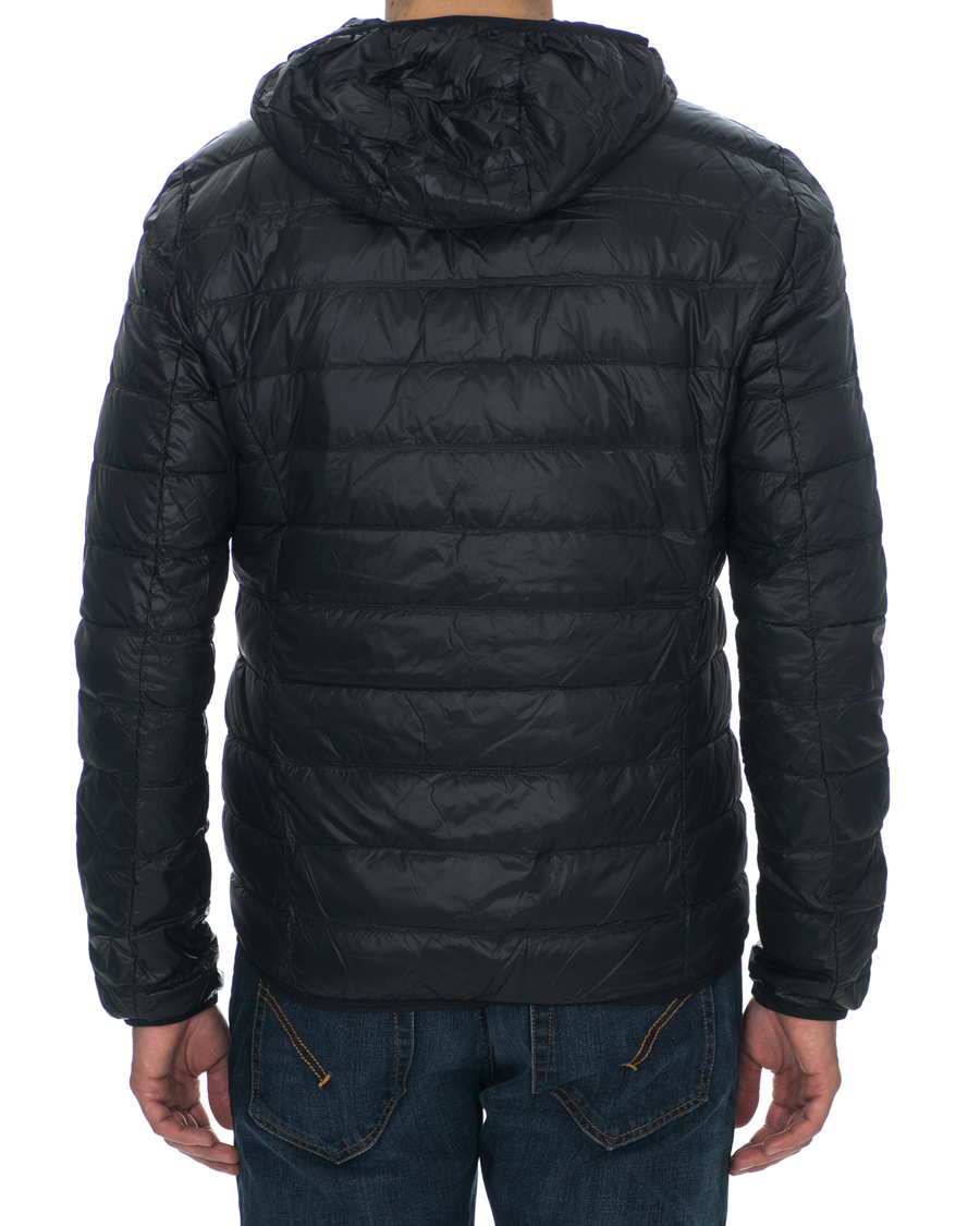 Homme | Manteaux Et Vestes | EA7 | Train Core Light Down Hoodie Jacket Black/Gold