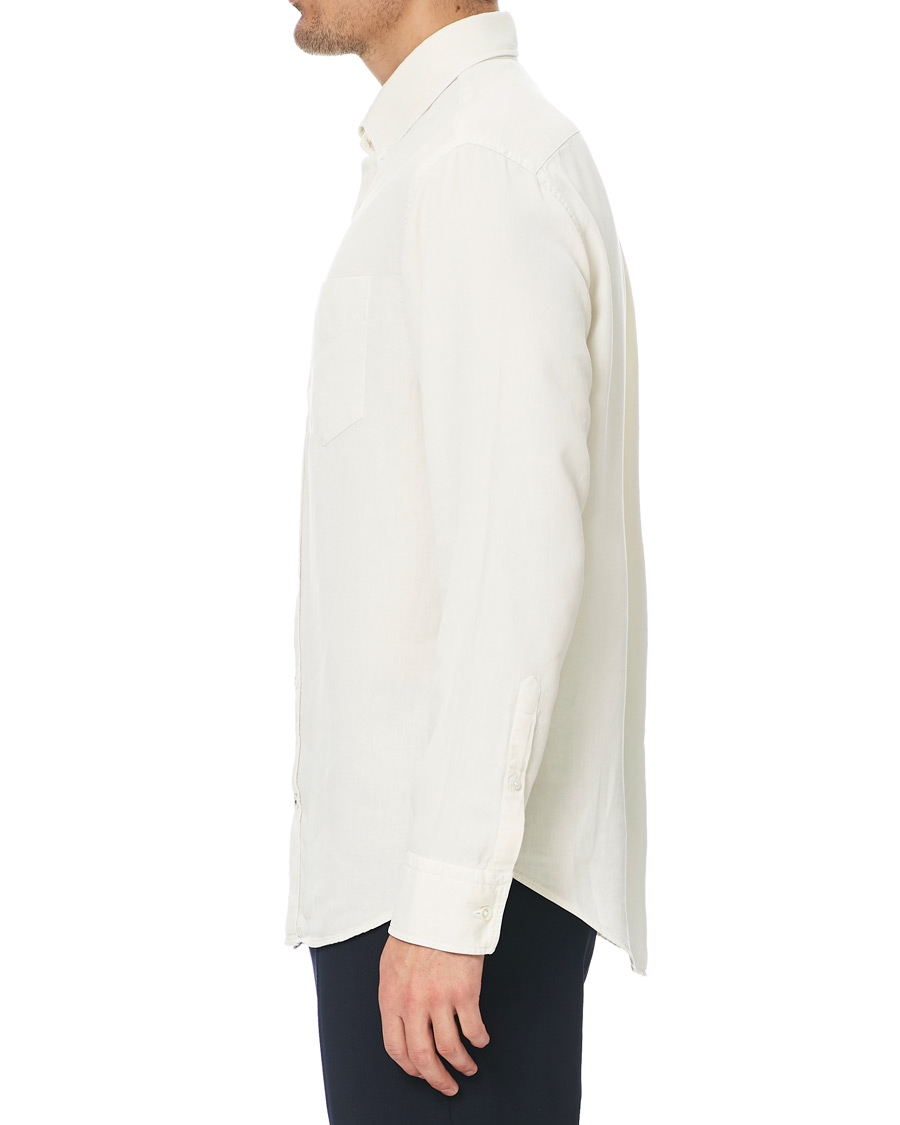 Homme | Chemises | NN07 | Levon Lyocell/Linen Button Down Shirt Vanilla
