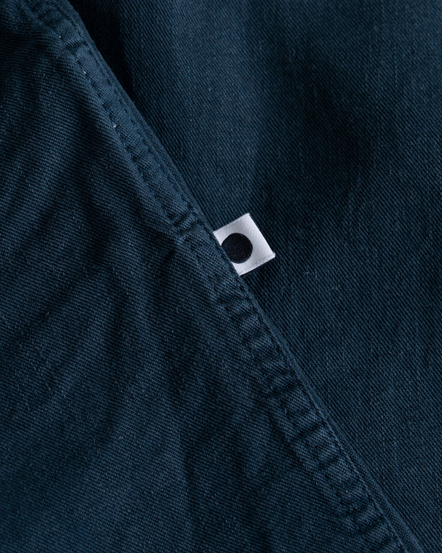Homme | Chemises | NN07 | Levon Lyocell/Linen Button Down Shirt Navy Blue