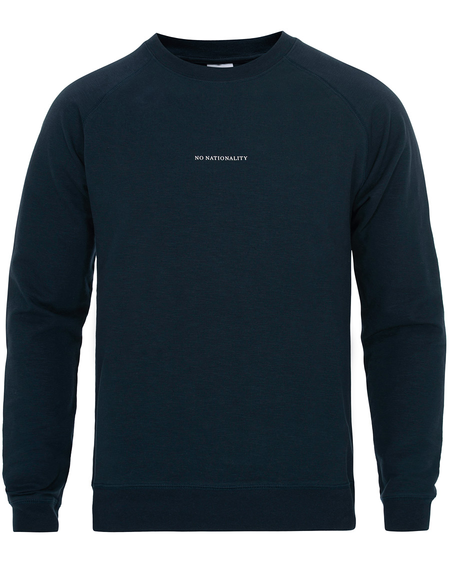 Homme | Pulls Et Tricots | NN07 | Robin Logo Crew Neck Sweatshirt Navy