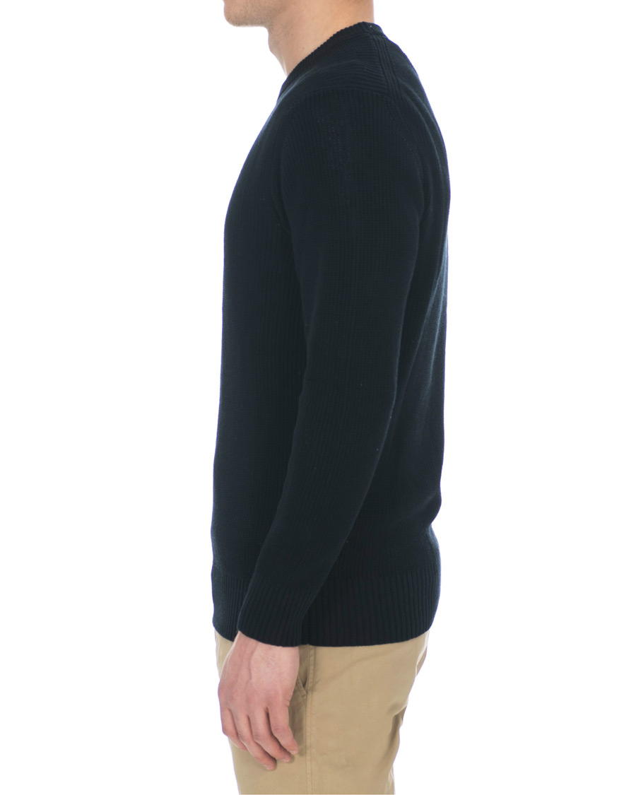 Homme | Pulls Et Tricots | NN07 | Knut Cotton Ribbed Crew Neck Navy