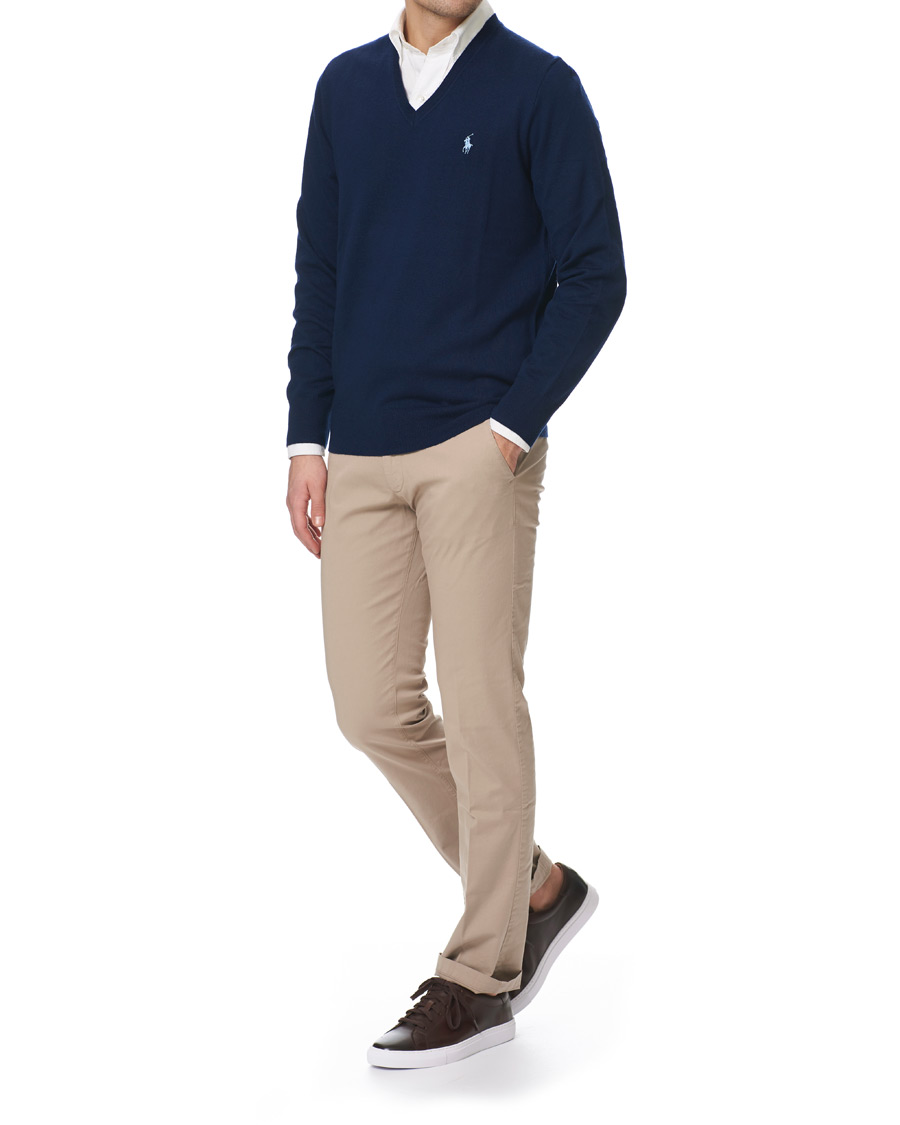 Heren | Truien | Polo Ralph Lauren Golf | Merino Wool Sweater French Navy