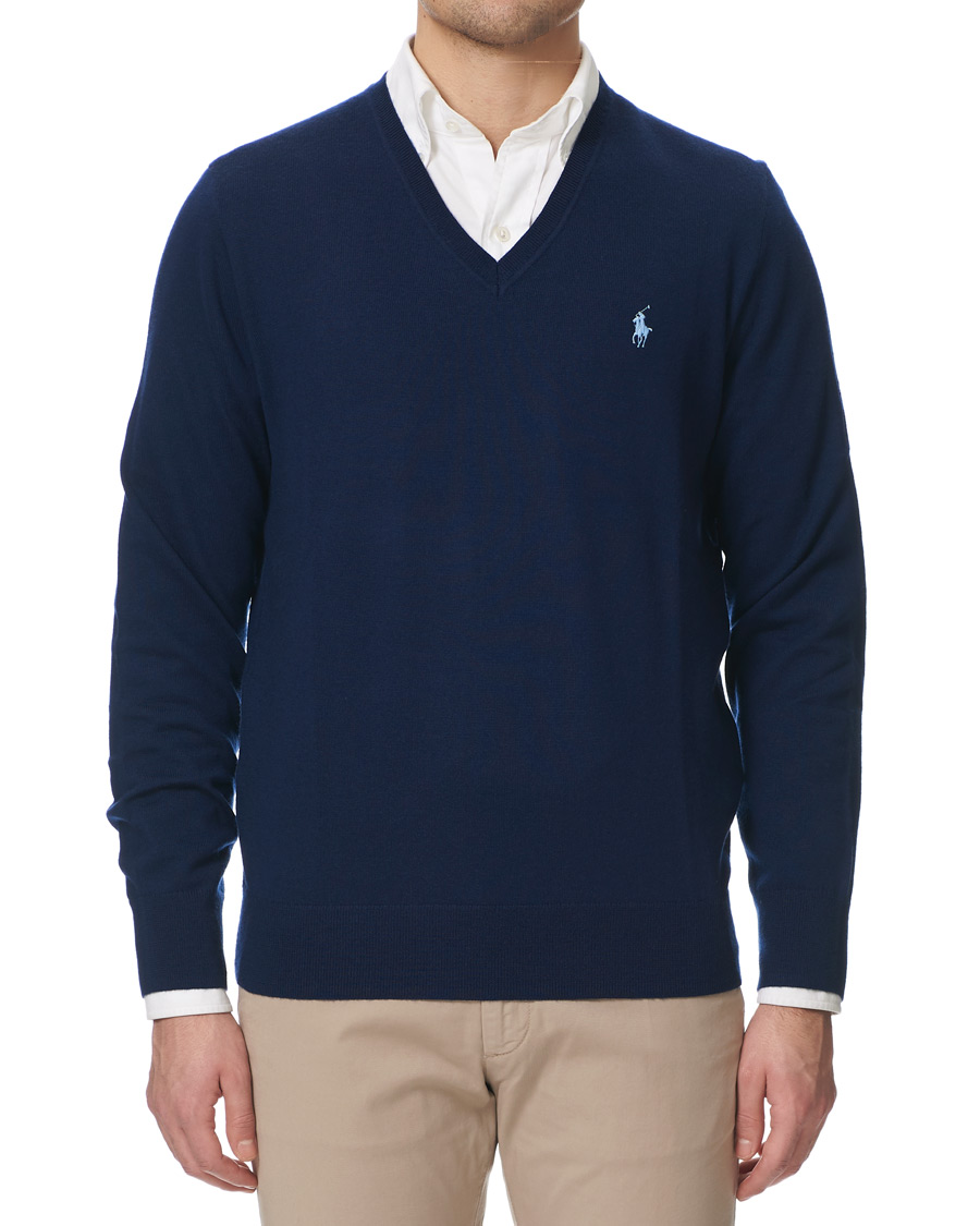 Heren | Truien | Polo Ralph Lauren Golf | Merino Wool Sweater French Navy