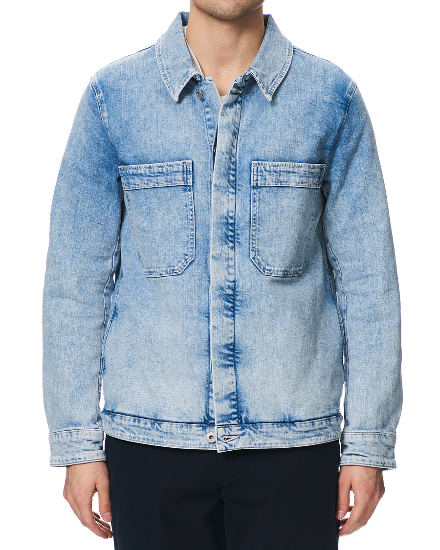 Heren | Jassen | J.Lindeberg | Cam Epic Denim Jacket Light Wash