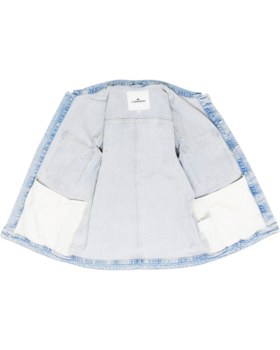 Heren | Jassen | J.Lindeberg | Cam Epic Denim Jacket Light Wash