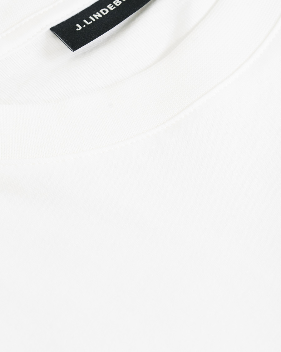 Heren | T-shirts | J.Lindeberg | Dale Distinct Future Archive Crew Neck Tee White