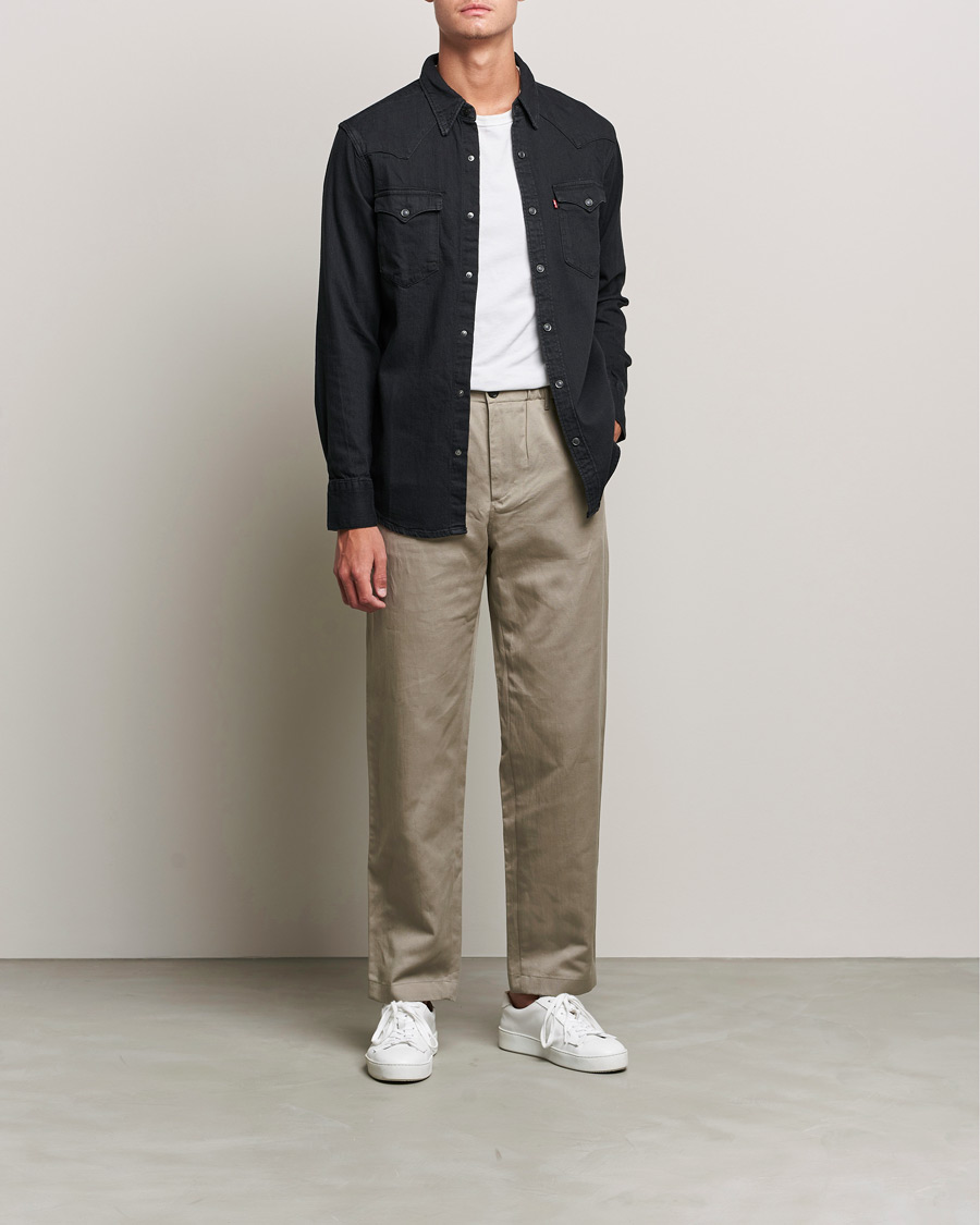 Homme | Chemises | Levi's | Barstow Western Standard Shirt Marble Black