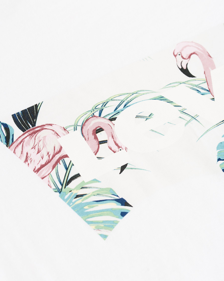 Homme | T-shirts | Levi's | Flamingo Batwing Crew Neck Tee White