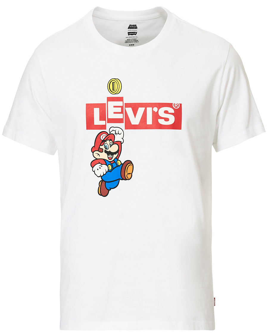 Homme | T-shirts | Levi's | Super Mario Boxtab Bing Tee White