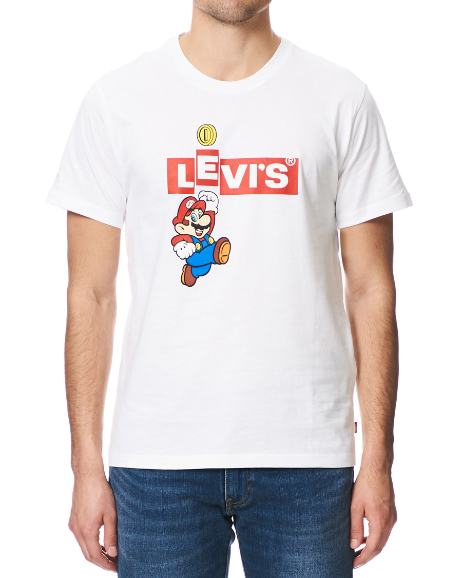 Homme | T-shirts | Levi's | Super Mario Boxtab Bing Tee White