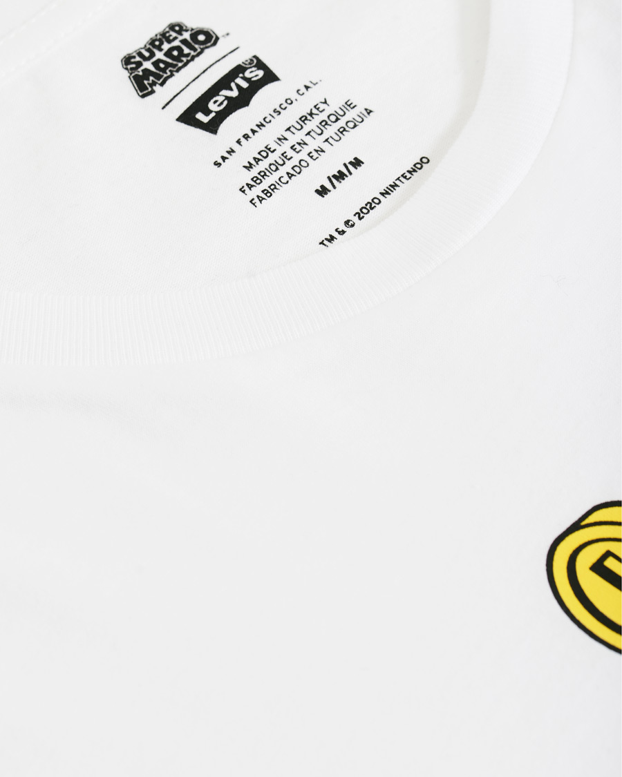 Homme | T-shirts | Levi's | Super Mario Boxtab Bing Tee White