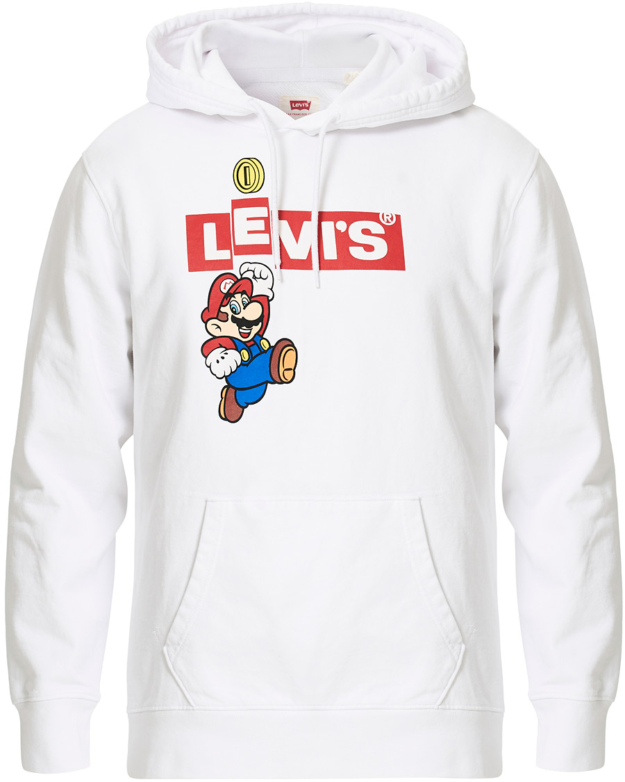 Heren | Truien | Levi's | Super Mario Boxtab Bing Hoodie White