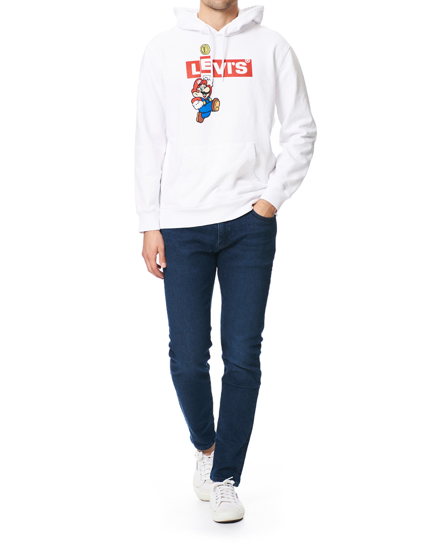 Heren | Truien | Levi's | Super Mario Boxtab Bing Hoodie White
