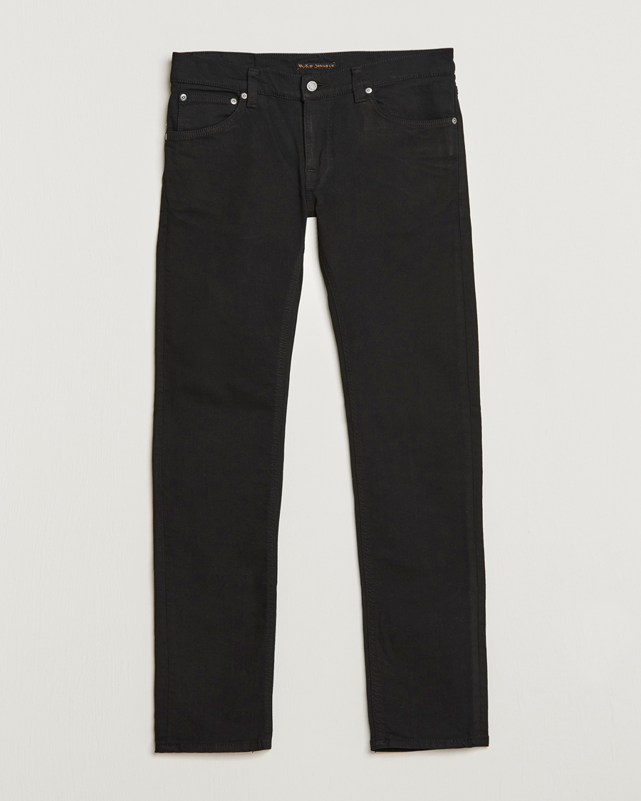 Heren | Jeans | Nudie Jeans | Tight Terry Jeans Ever Black