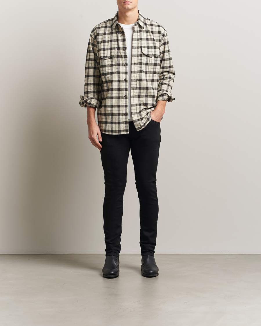 Heren | Jeans | Nudie Jeans | Tight Terry Jeans Ever Black