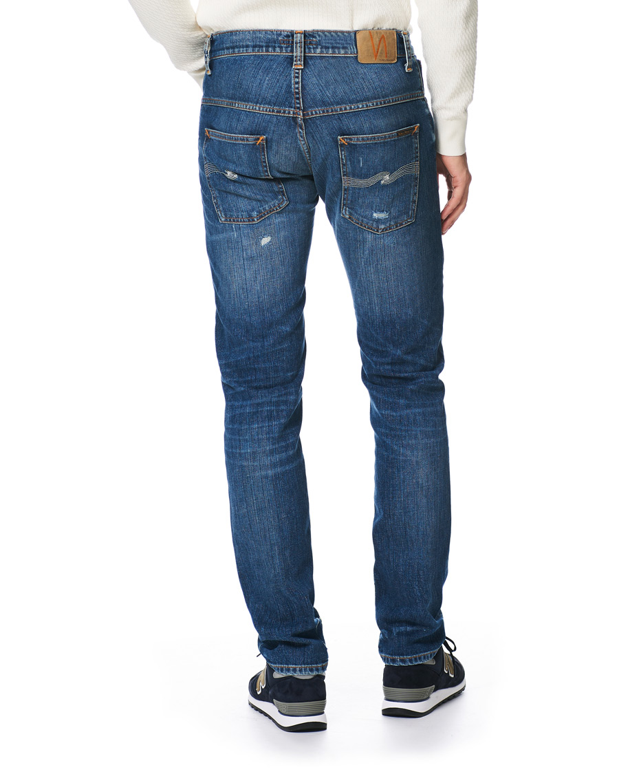 Homme | Jeans | Nudie Jeans | Thin Finn Organic Jeans Worn In Ecru