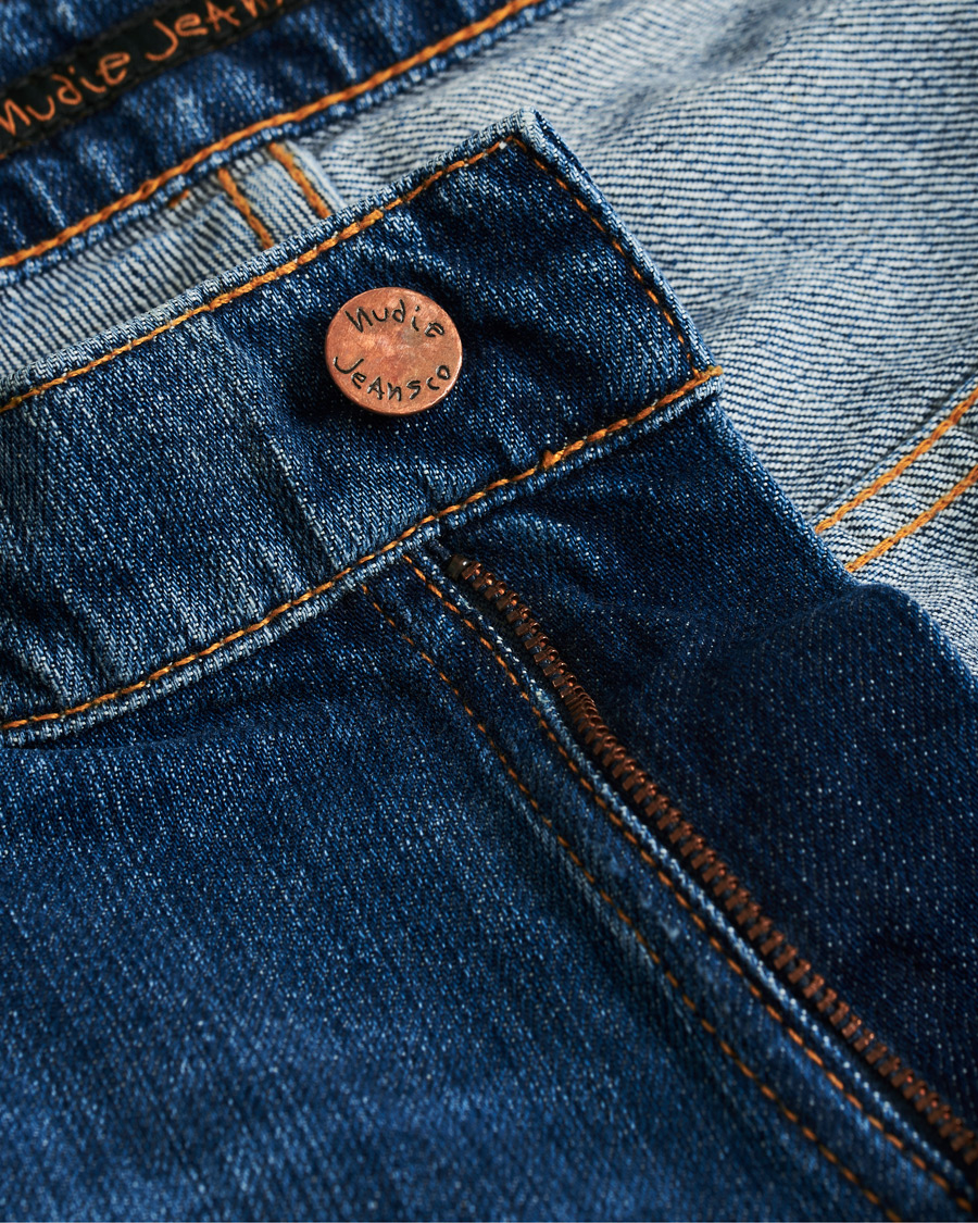 Homme | Jeans | Nudie Jeans | Thin Finn Organic Jeans Worn In Ecru