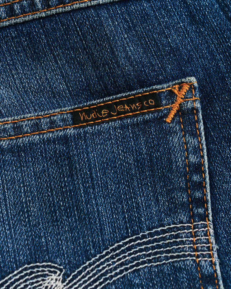 Homme | Jeans | Nudie Jeans | Thin Finn Organic Jeans Worn In Ecru