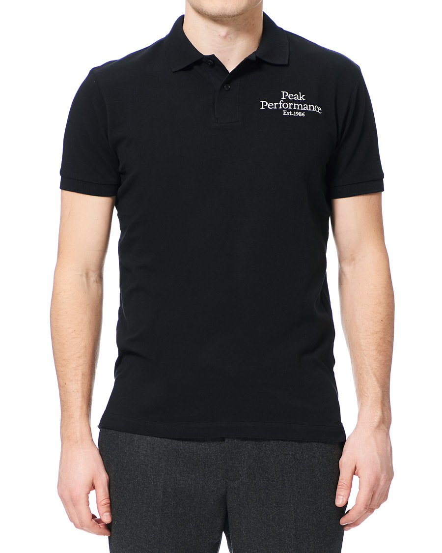 Homme | Polos | Peak Performance | Original Logo Polo Black