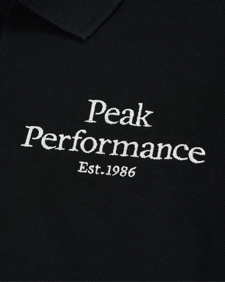 Homme | Polos | Peak Performance | Original Logo Polo Black