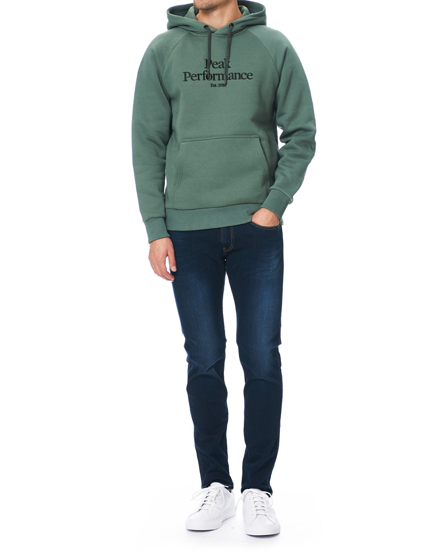 Heren | Truien | Peak Performance | Original Logo Hoodie Green