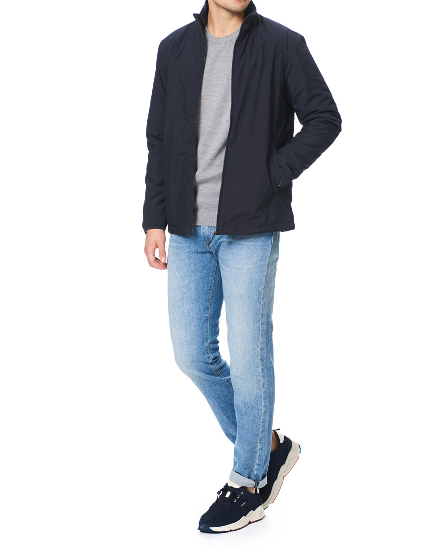 Homme | GANT Nicewill Perforated Sneaker Navy Suede | GANT | Nicewill Perforated Sneaker Navy Suede