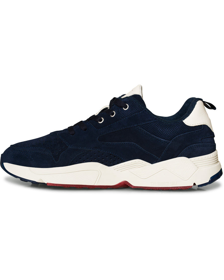 Homme | GANT Nicewill Perforated Sneaker Navy Suede | GANT | Nicewill Perforated Sneaker Navy Suede