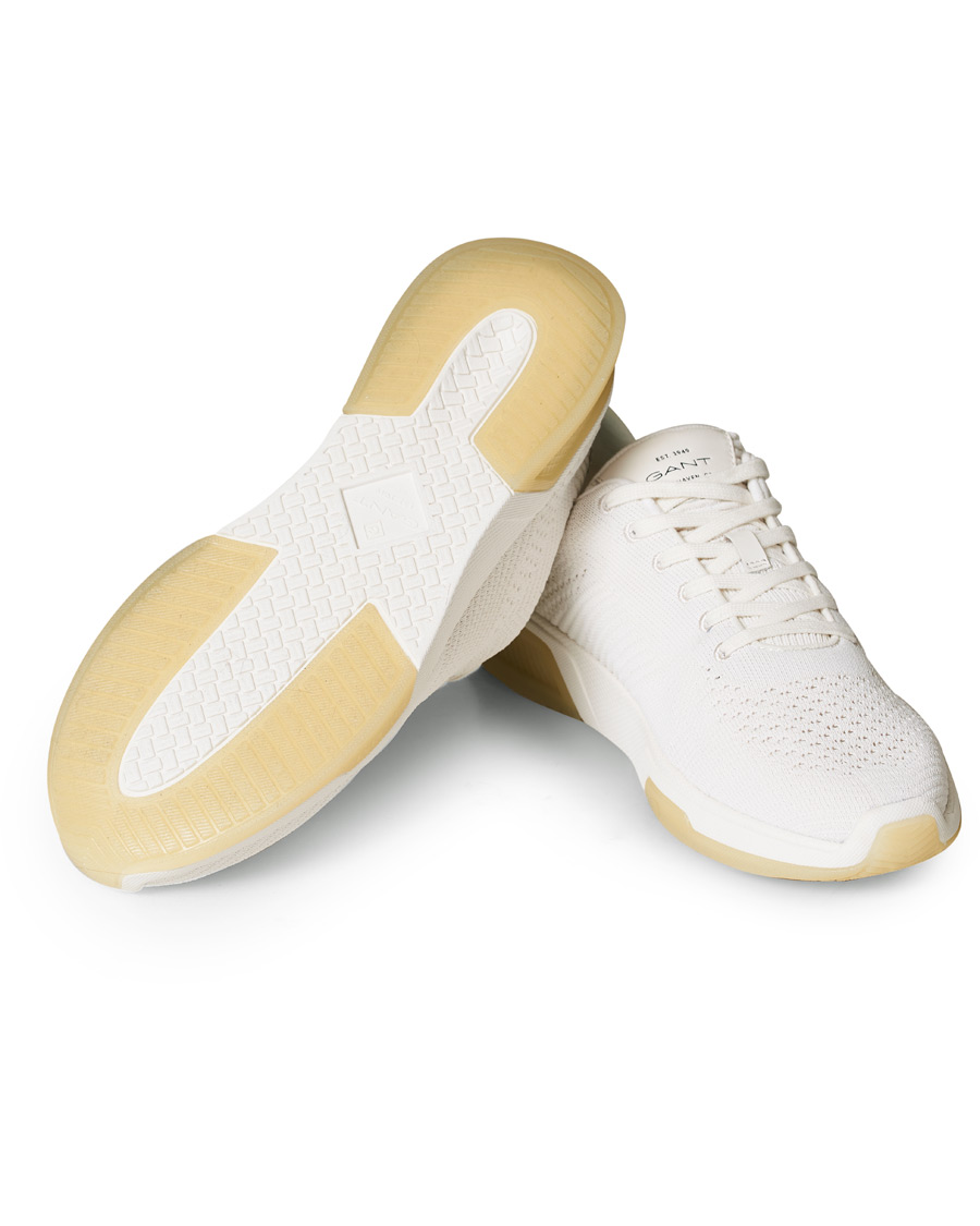 Homme | GANT Hightown Recycled Sneaker Surf White | GANT | Hightown Recycled Sneaker Surf White