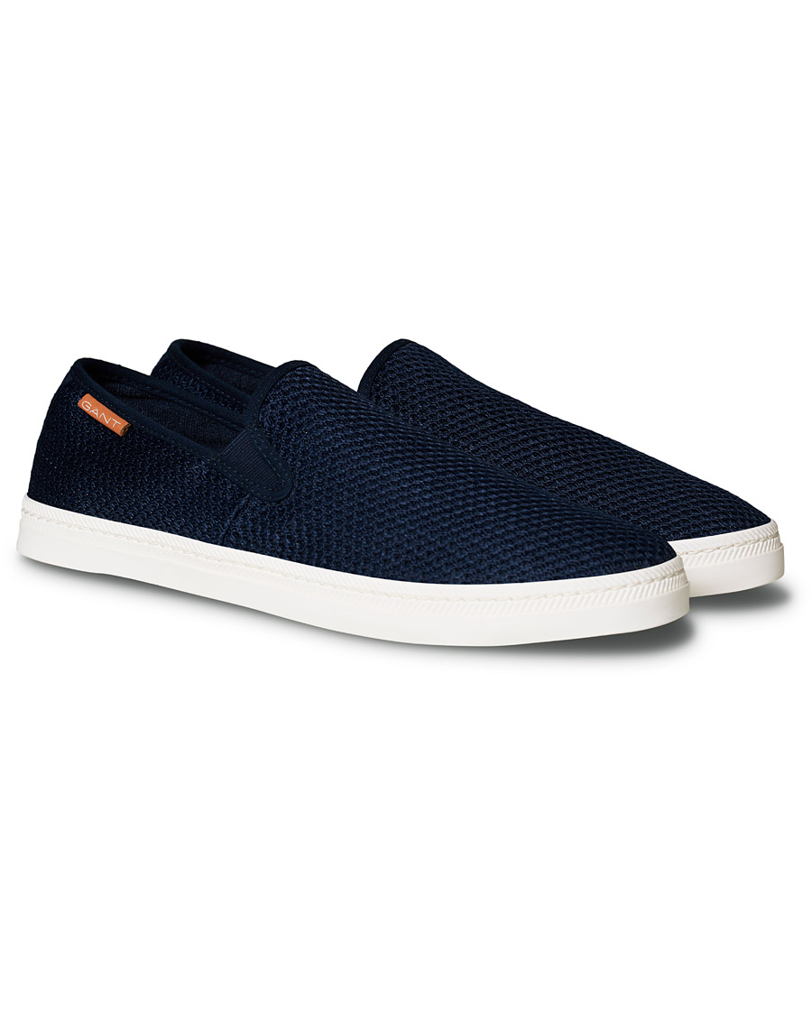 Heren | GANT Poolride Mesh Slip On Navy | GANT | Poolride Mesh Slip On Navy