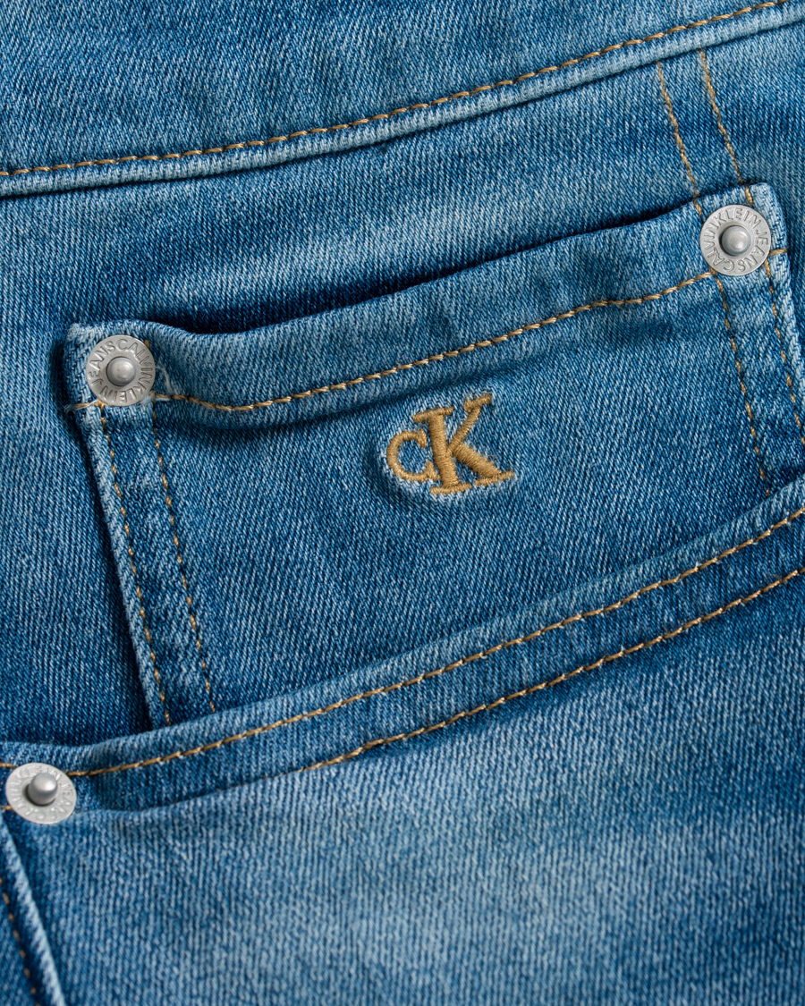 Heren | Korte broek | Calvin Klein Jeans | Regular Fit Shorts Mid Blue