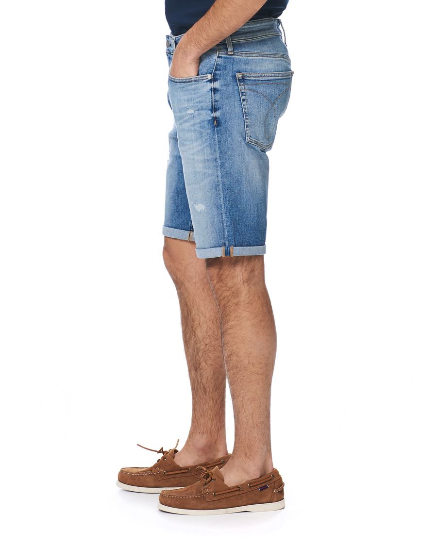 Homme | Shorts | Calvin Klein Jeans | Regular Fit Destroyed Shorts Bright Blue