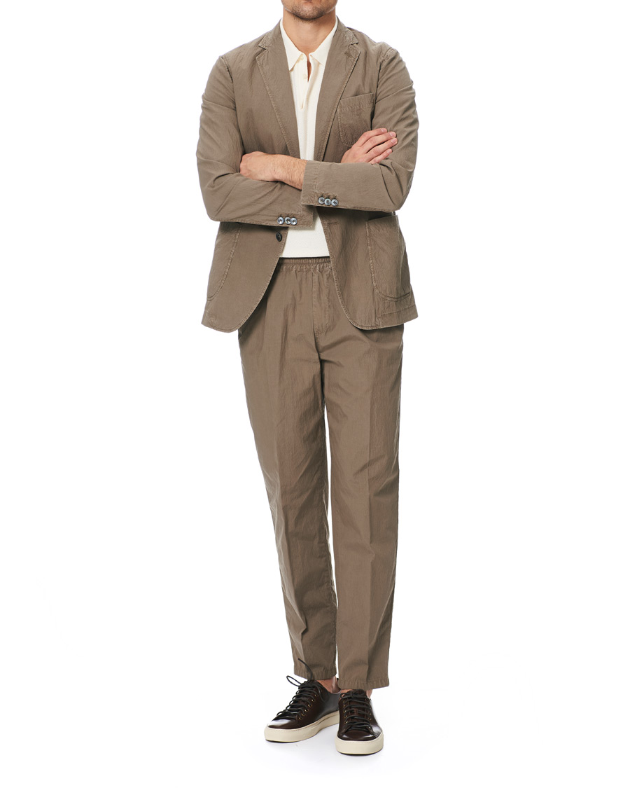 Homme | Blazers | The Gigi | Soft Seersucker Blazer Olive
