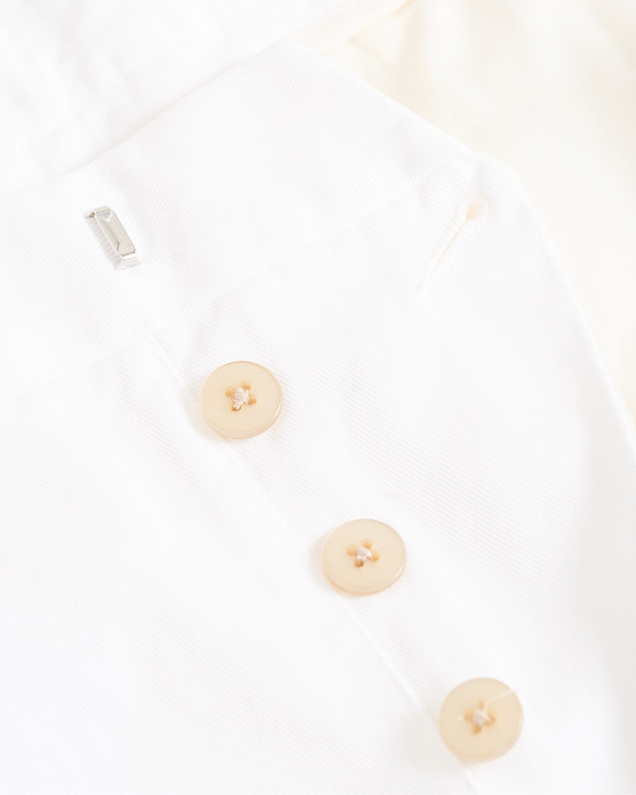 Homme | Pantalons | The Gigi | Tonga Pleated Cotton Chinos White