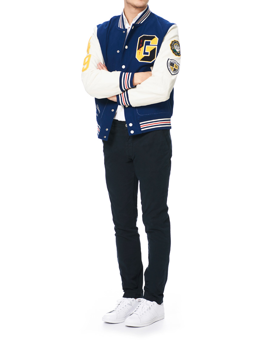 Homme | Manteaux Et Vestes | GANT | Spring Varsity Jacket Deep Blue