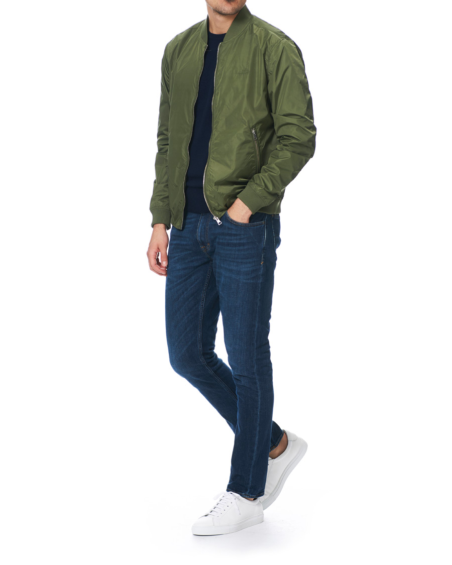 Homme | Manteaux Et Vestes | GANT | Airy Nylon Bomber Four Leaf Green