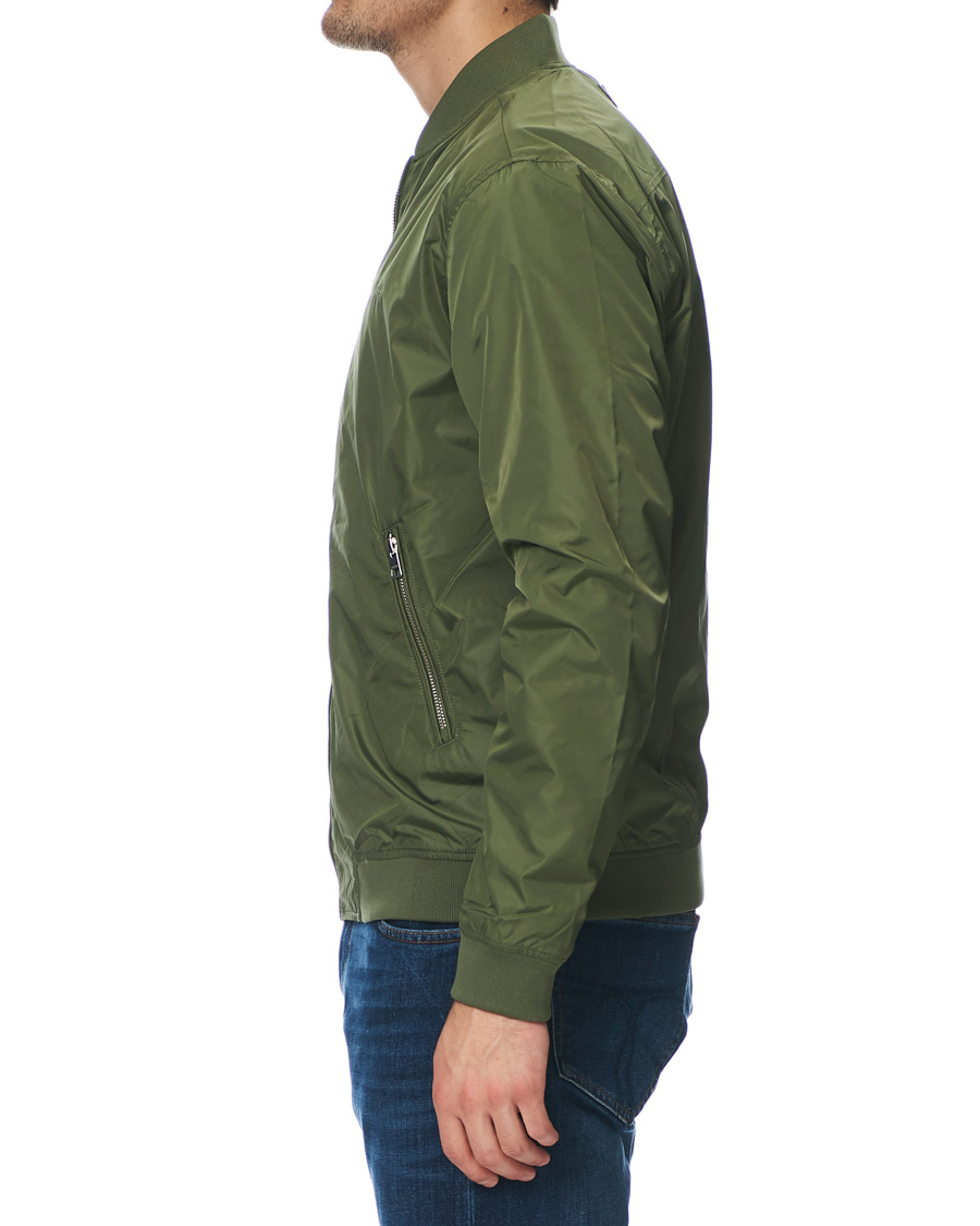 Homme | Manteaux Et Vestes | GANT | Airy Nylon Bomber Four Leaf Green