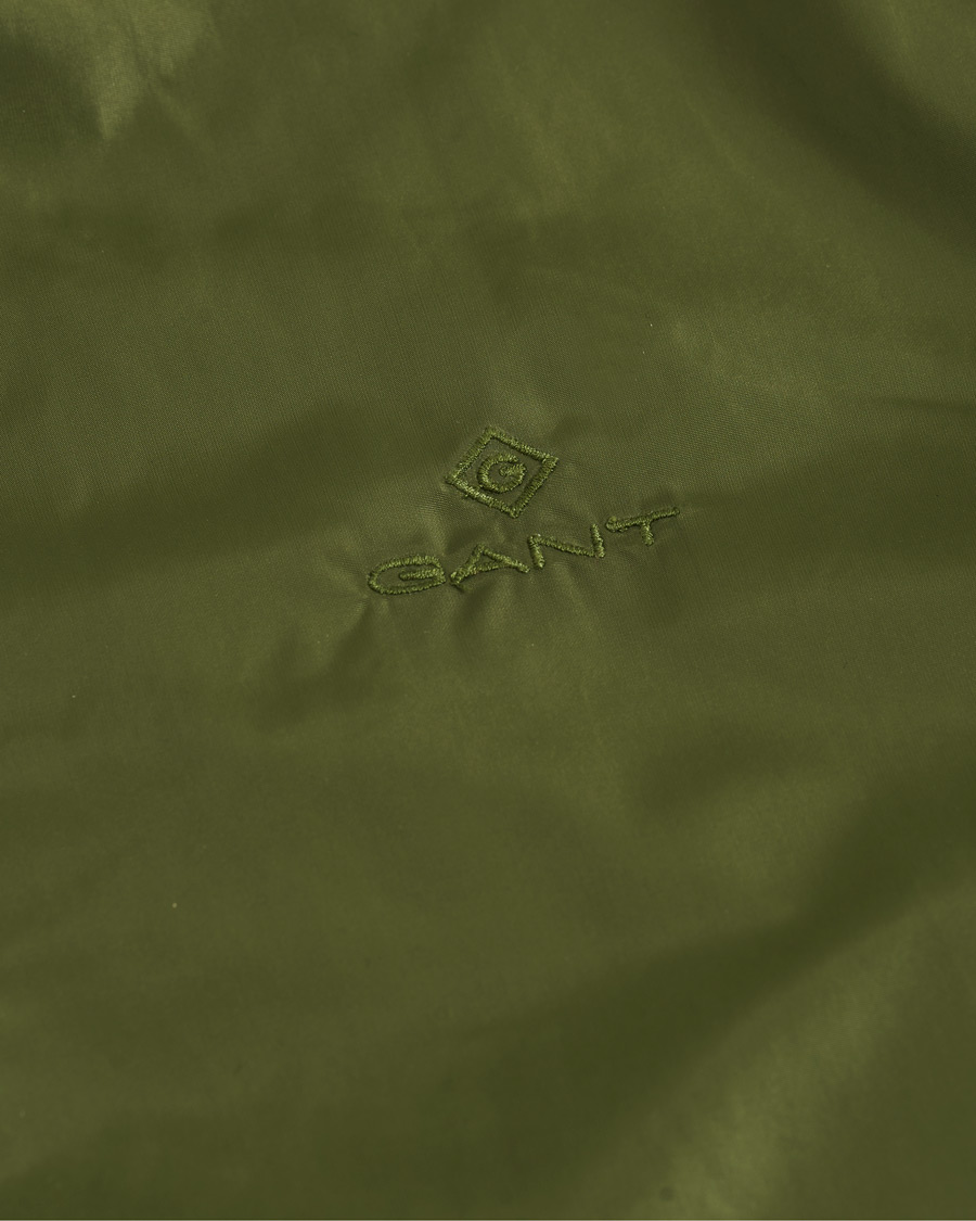 Homme | Manteaux Et Vestes | GANT | Airy Nylon Bomber Four Leaf Green