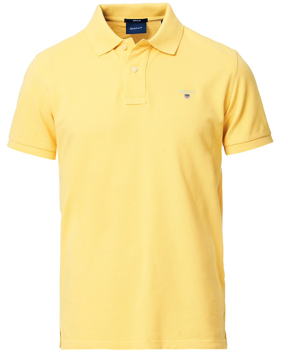 Homme | Polos | GANT | The Original Polo Mimosa Yellow
