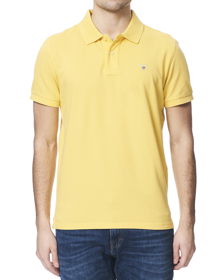 Homme | Polos | GANT | The Original Polo Mimosa Yellow
