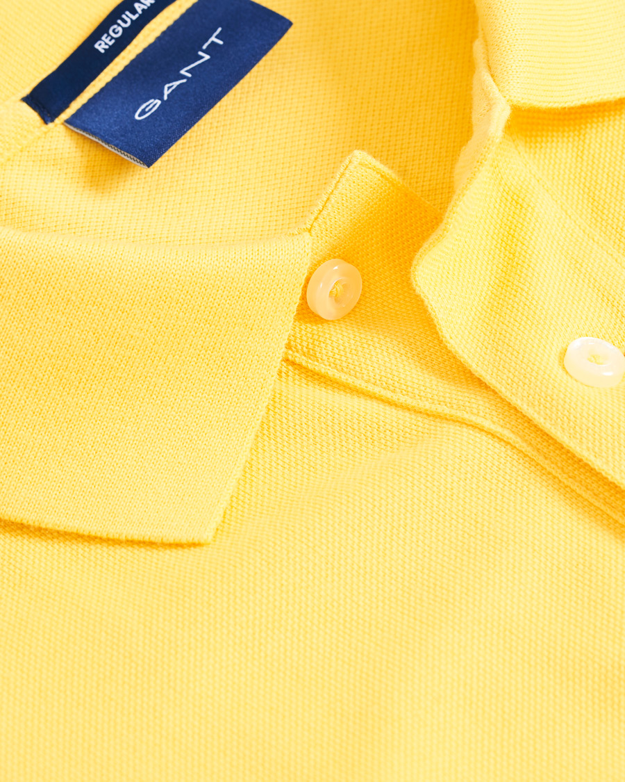 Homme | Polos | GANT | The Original Polo Mimosa Yellow