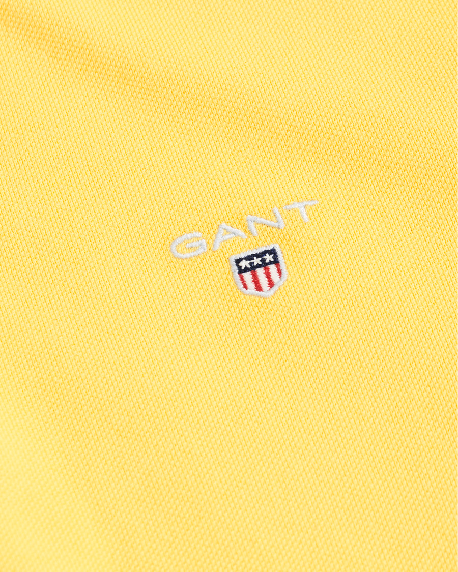Homme | Polos | GANT | The Original Polo Mimosa Yellow