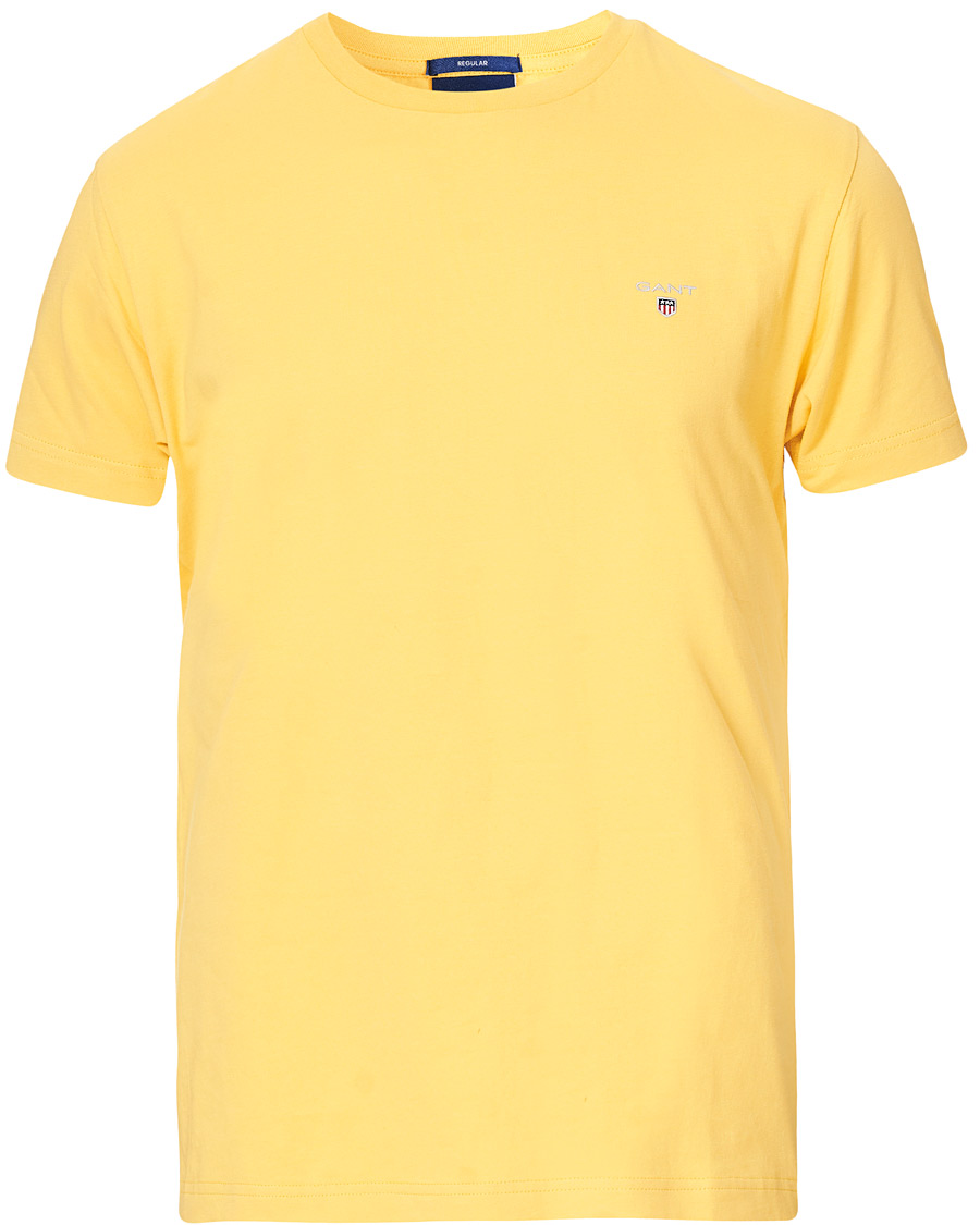 Homme | T-shirts | GANT | The Original Tee Mimosa Yellow