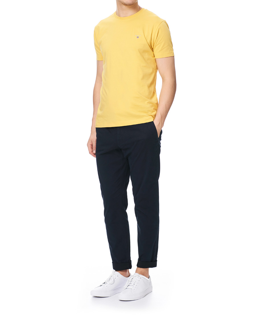 Homme | T-shirts | GANT | The Original Tee Mimosa Yellow