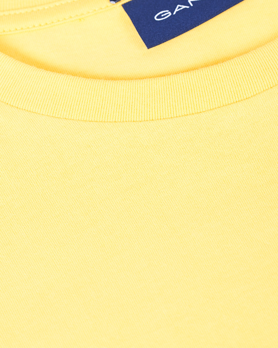 Homme | T-shirts | GANT | The Original Tee Mimosa Yellow